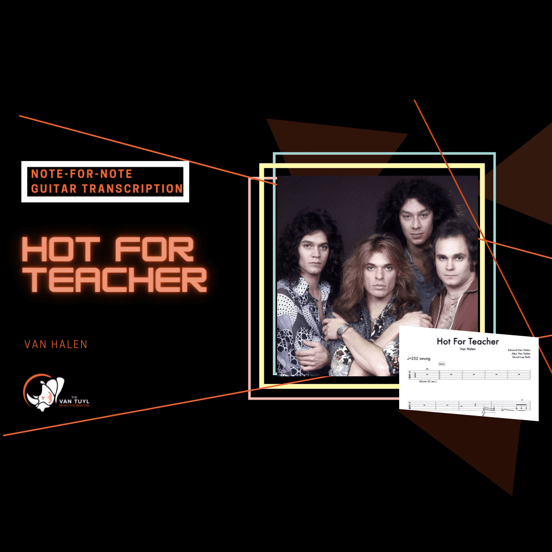 Van Halen - Hot For Teacher - Guitar Transcription