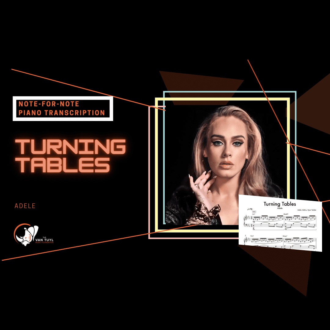 Turning Tables by Adele Piano Sheet Music