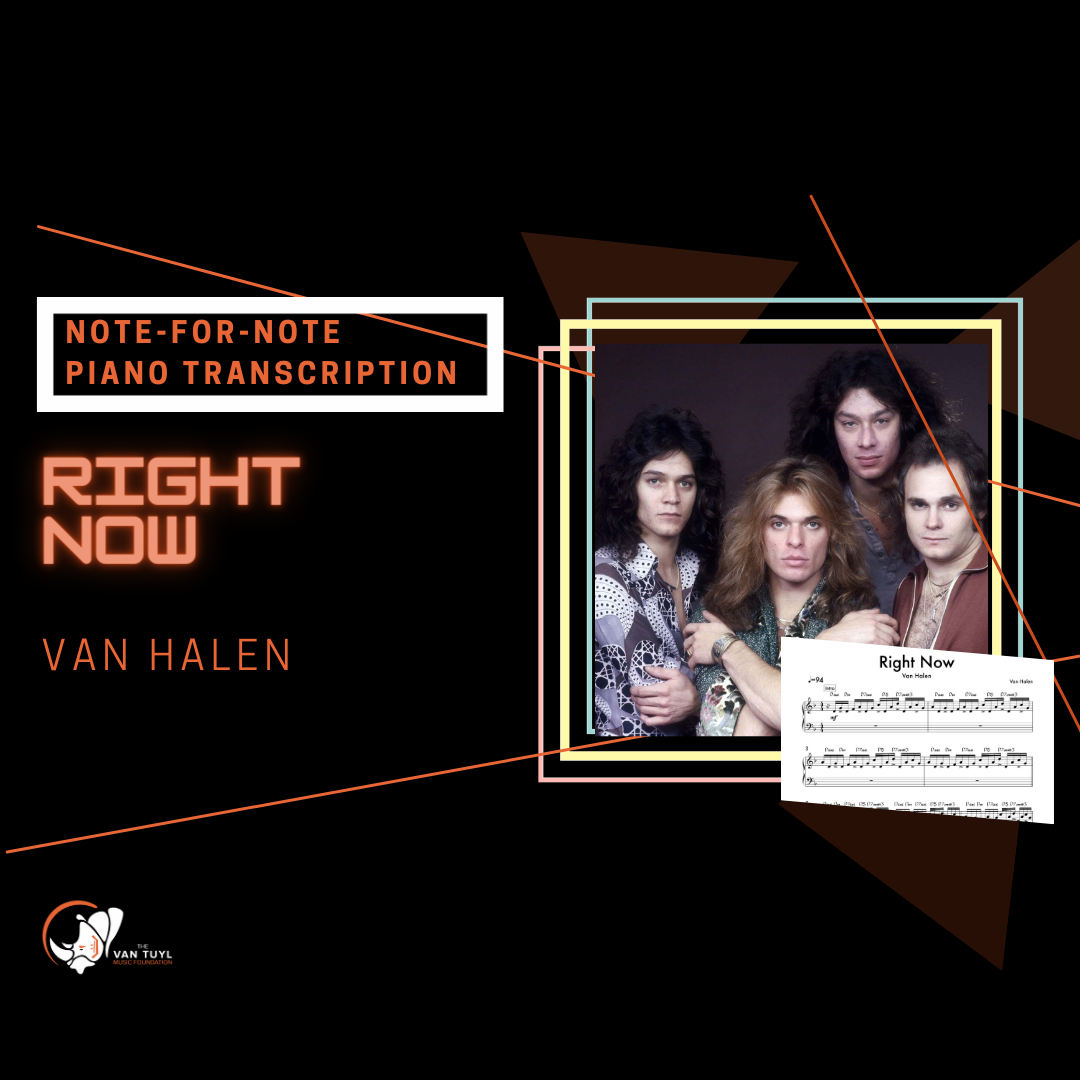 Right Now by Van Halen Piano Sheet Music